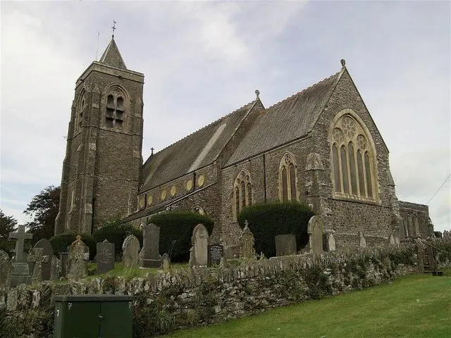 St Peter's Church, Lampeter, the local landmark of SA48