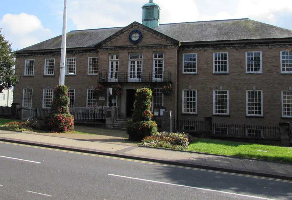 Milford Haven Town Hall, the local landmark of SA73