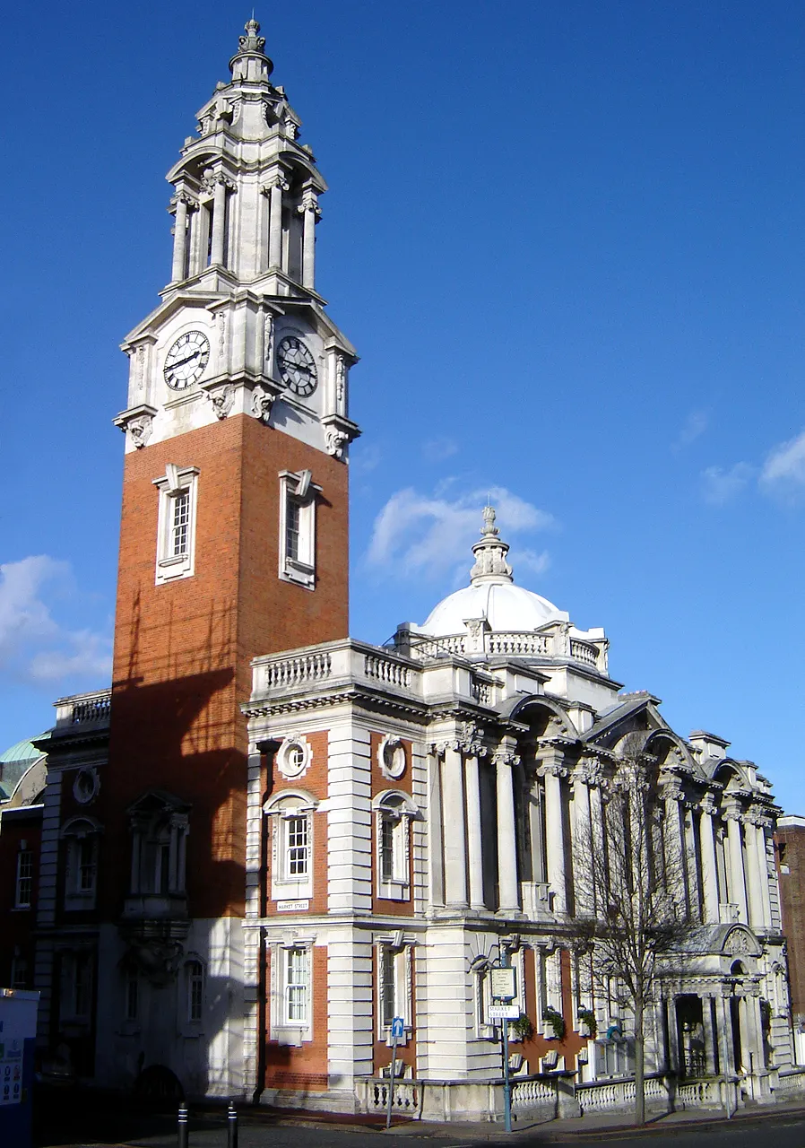 Woolwich Town Hall, the local landmark of SE18