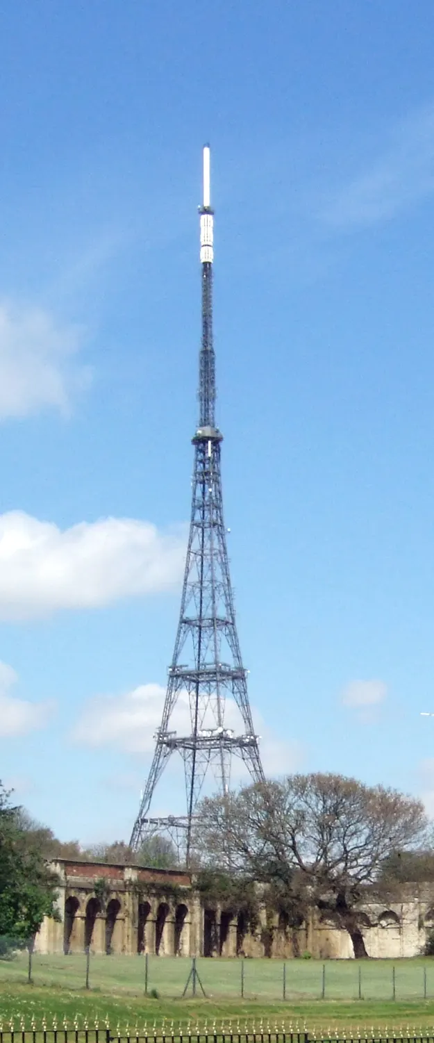 Crystal Palace transmitting station, the local landmark of SE19