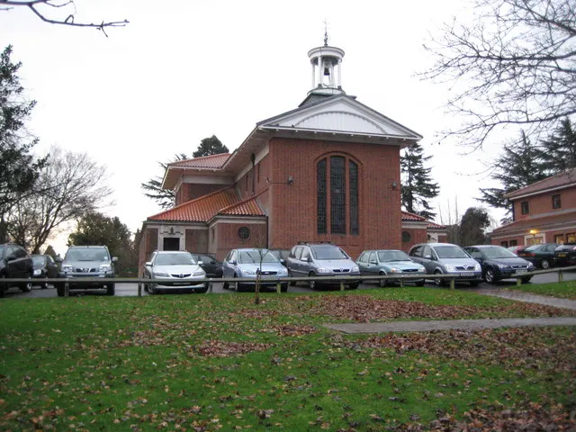 St Martin's Church, Knebworth, the local landmark of SG3