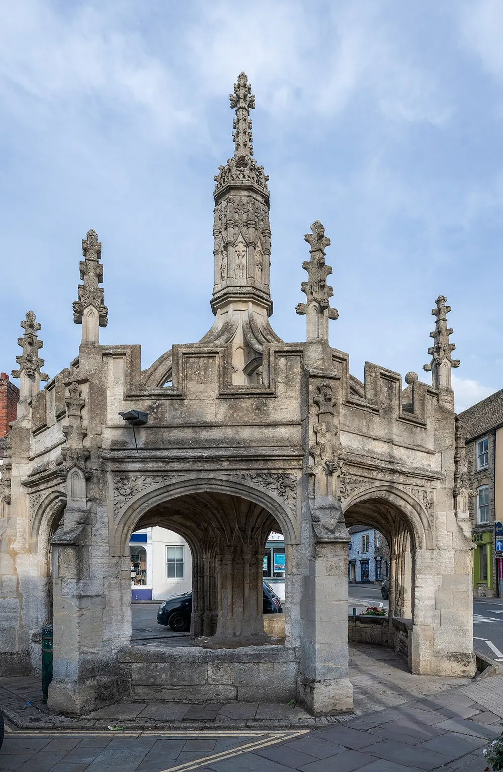 Malmesbury Market Cross, the local landmark of SN16