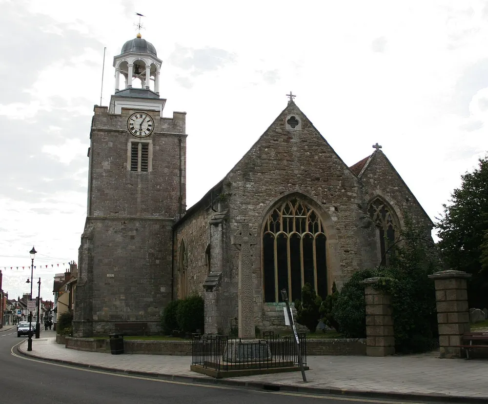 Church of St Thomas the Apostle, Lymington, the local landmark of SO41
