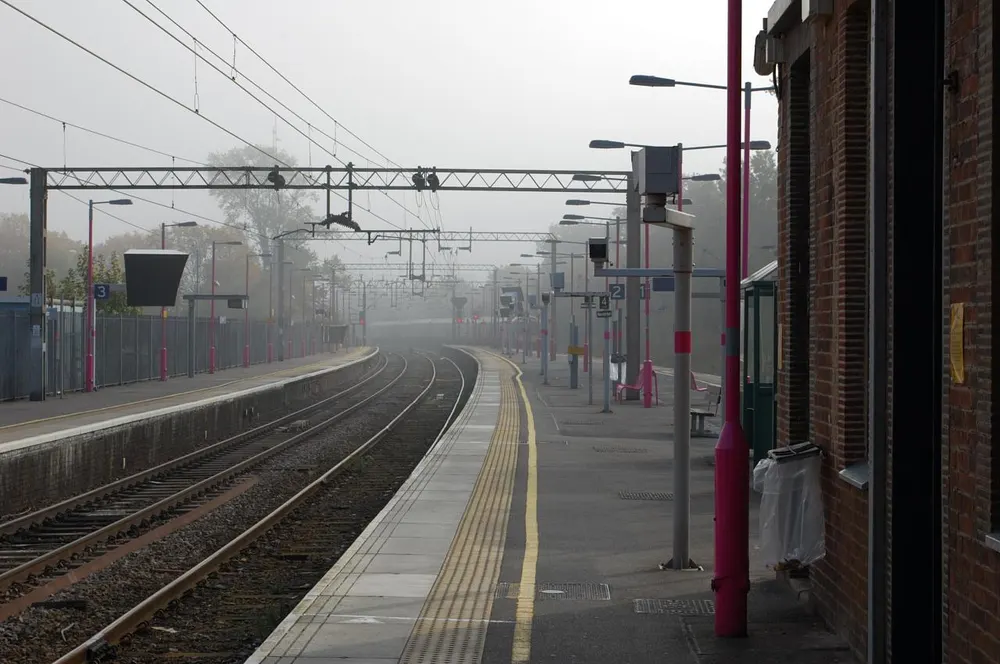 Laindon railway station, the local landmark of SS15