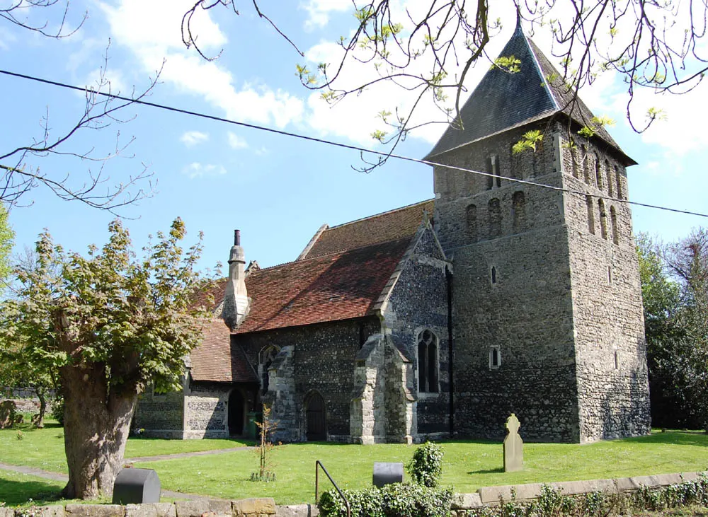 St Mary the Virgin Church, Corringham, the local landmark of SS17