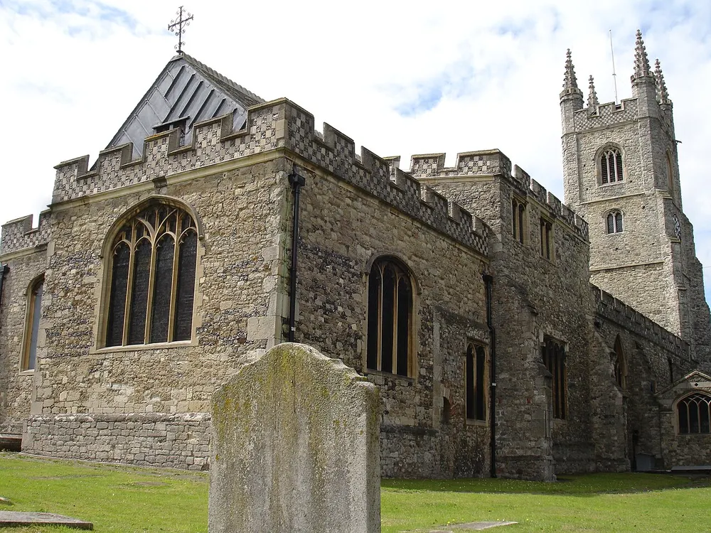 St Mary's Church, Prittlewell, the local landmark of SS2