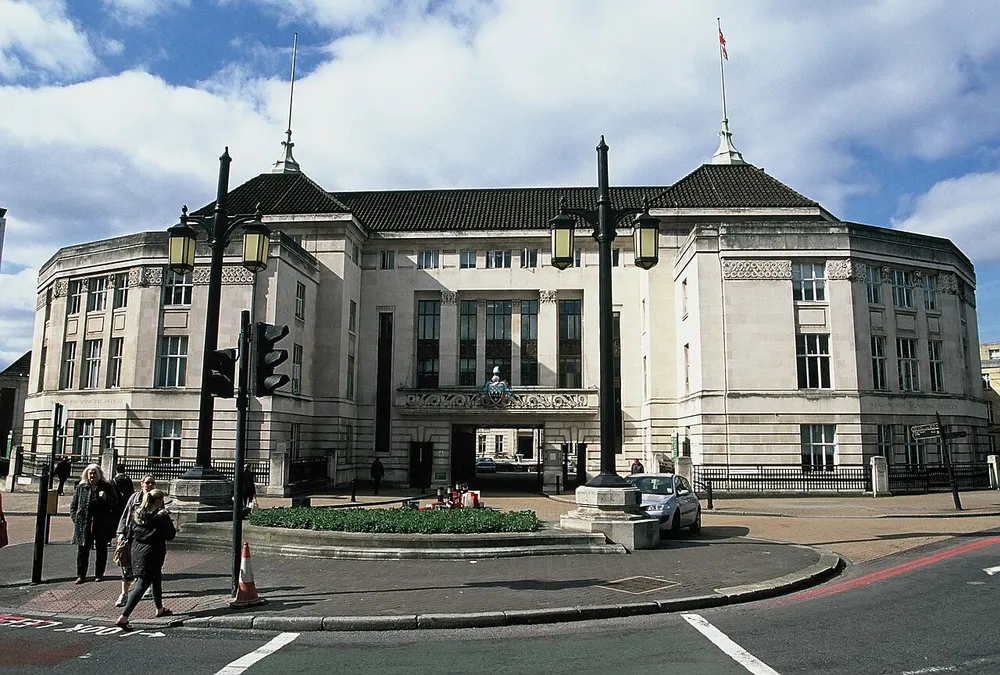 Wandsworth Town Hall, the local landmark of SW18
