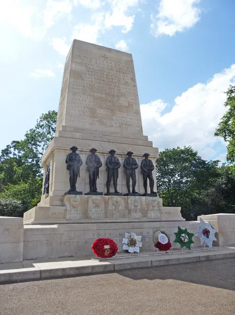 Guards Memorial, the local landmark of SW1A