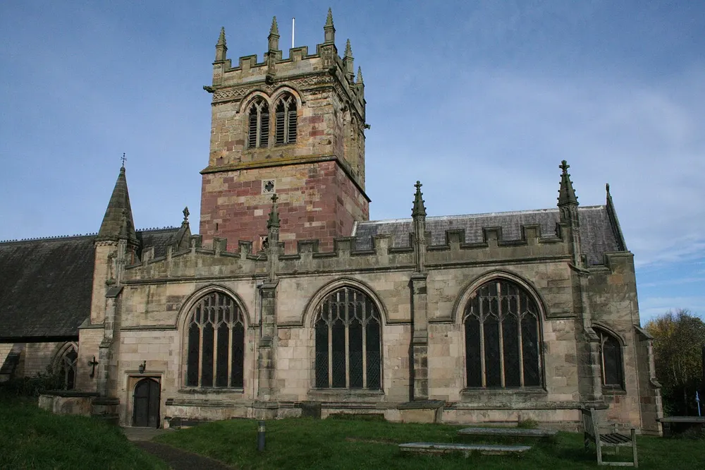St Mary's Church, Ellesmere, the local landmark of SY12