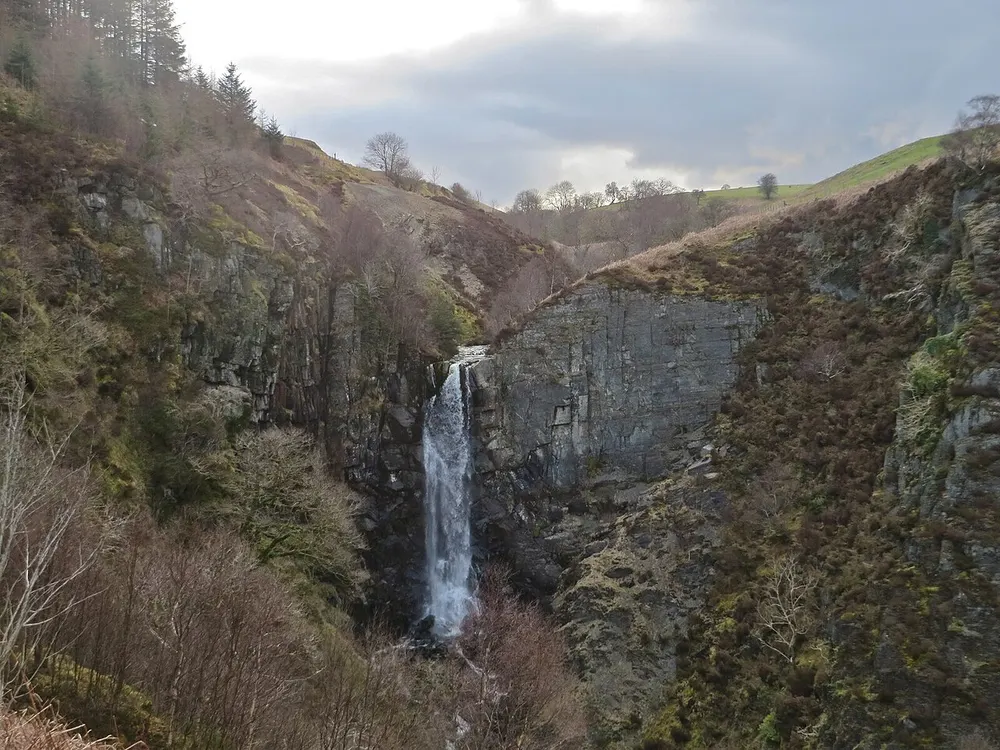 Ffrwd Fawr, the local landmark of SY19