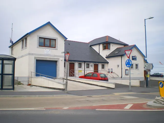 Borth Lifeboat Station, the local landmark of SY24