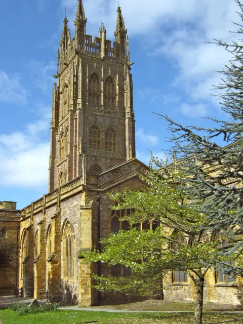 Taunton Minster, the local landmark of TA1