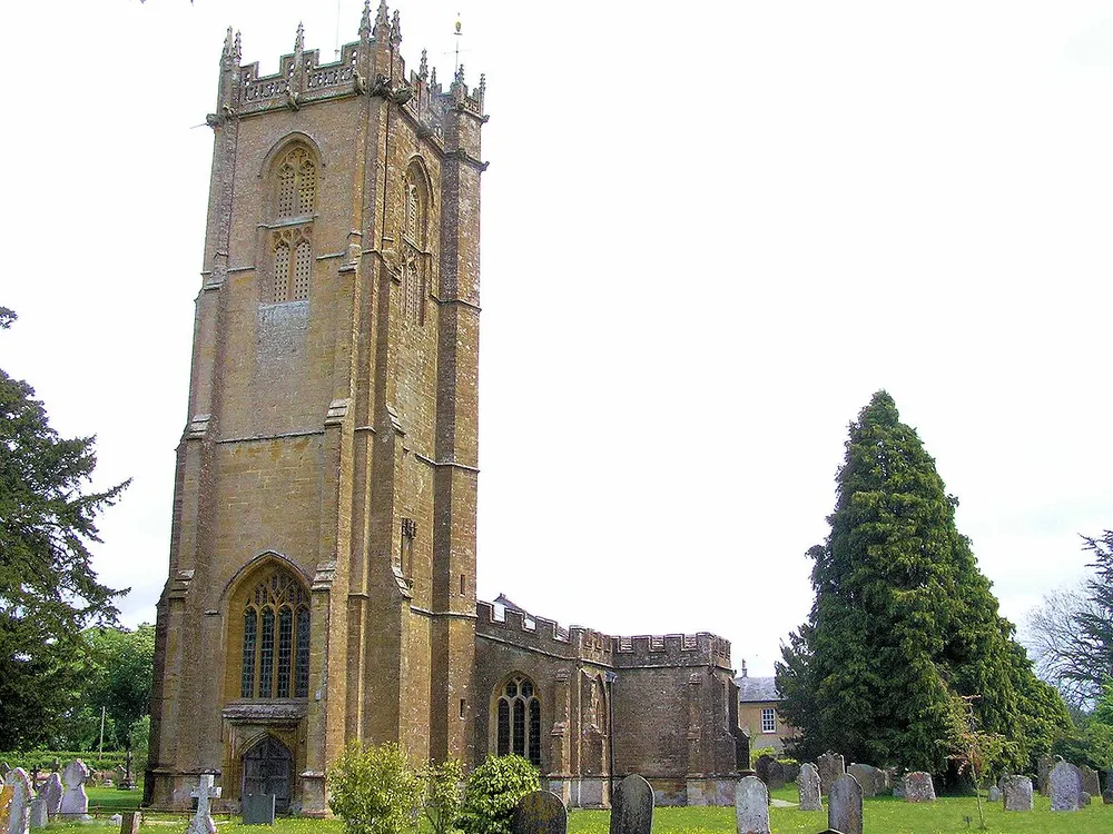 St George's Church, Hinton St George, the local landmark of TA17