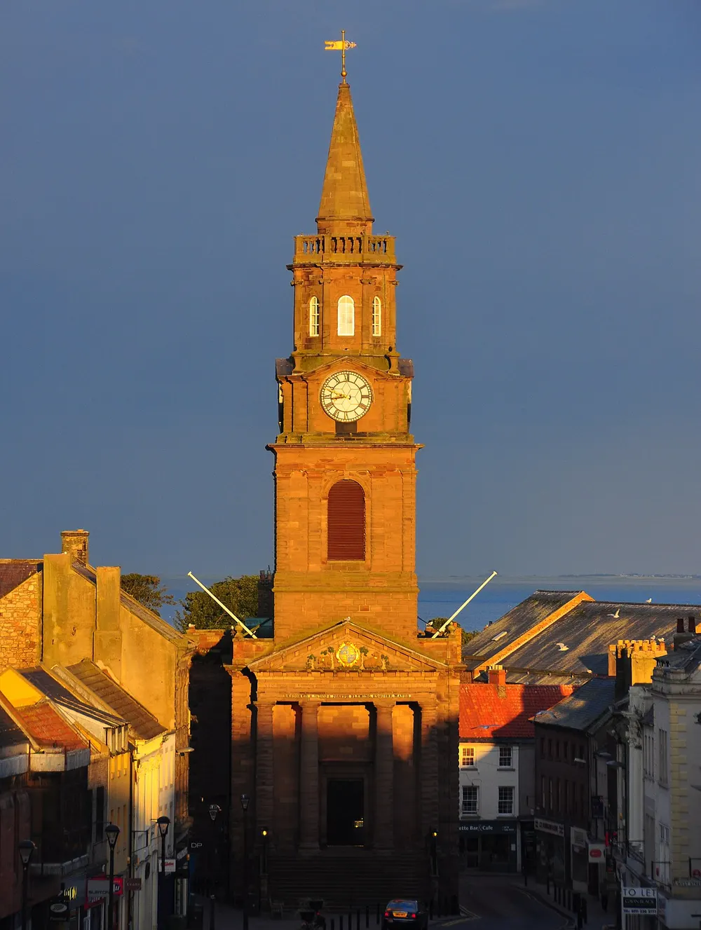 Berwick Town Hall, the local landmark of TD15