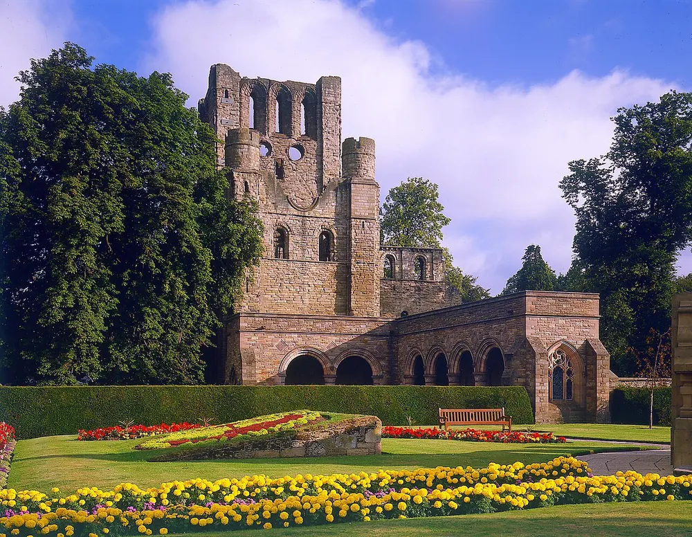 Kelso Abbey, the local landmark of TD5