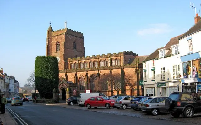 St Nicholas Church, Newport, the local landmark of TF10