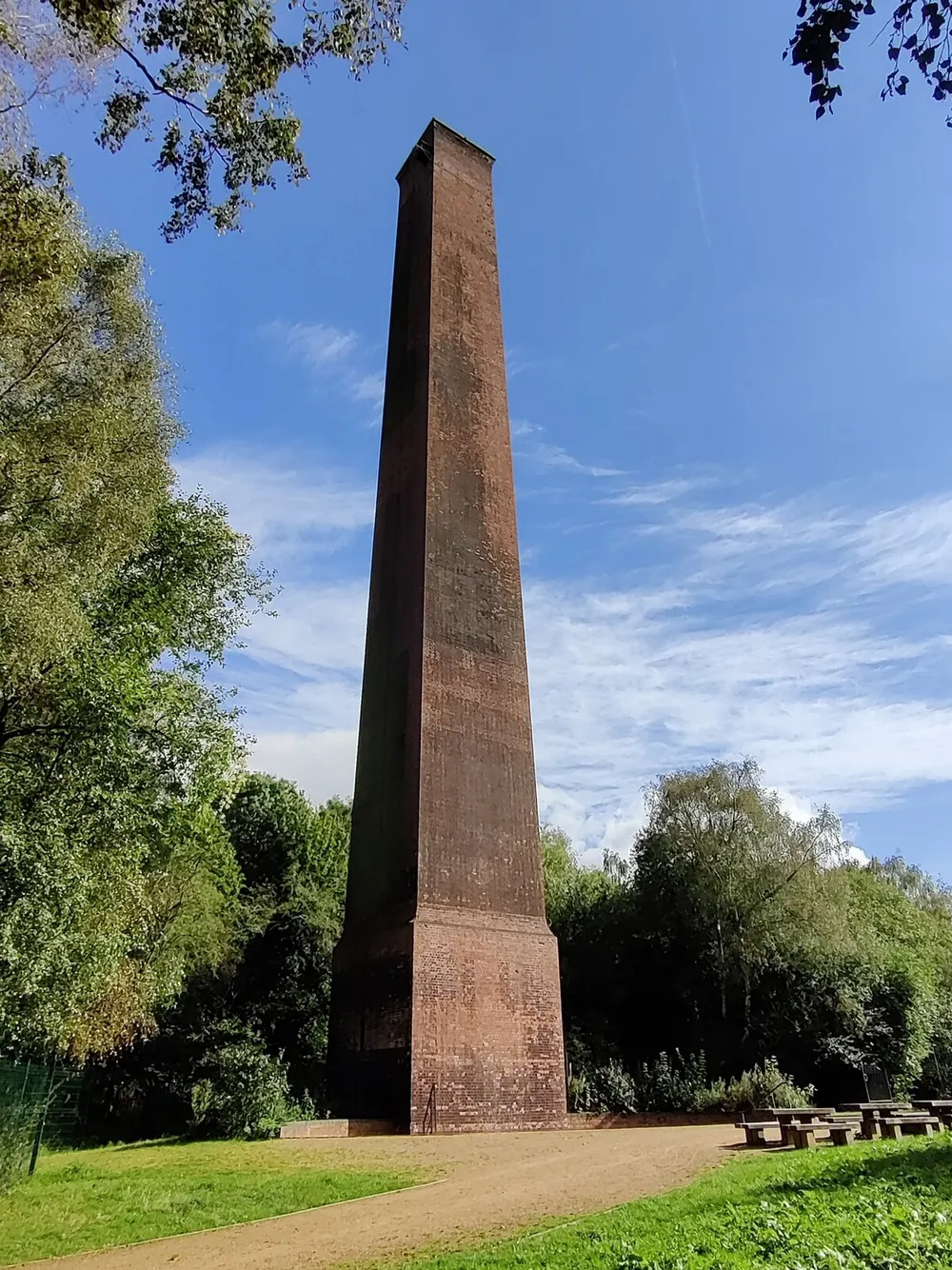 Stirchley Chimney, the local landmark of TF3