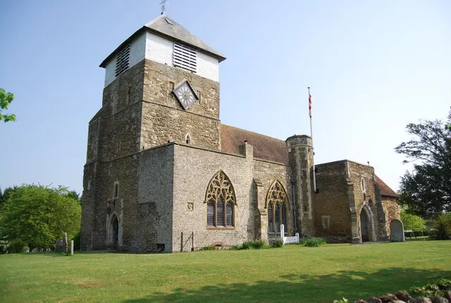 St Michael and All Angels Church, Marden, the local landmark of TN12
