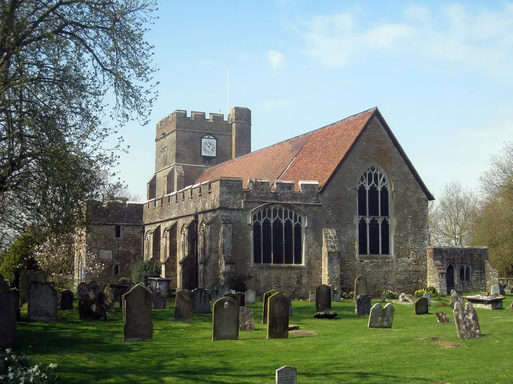St Peter's and St Paul's Church, Headcorn, the local landmark of TN27