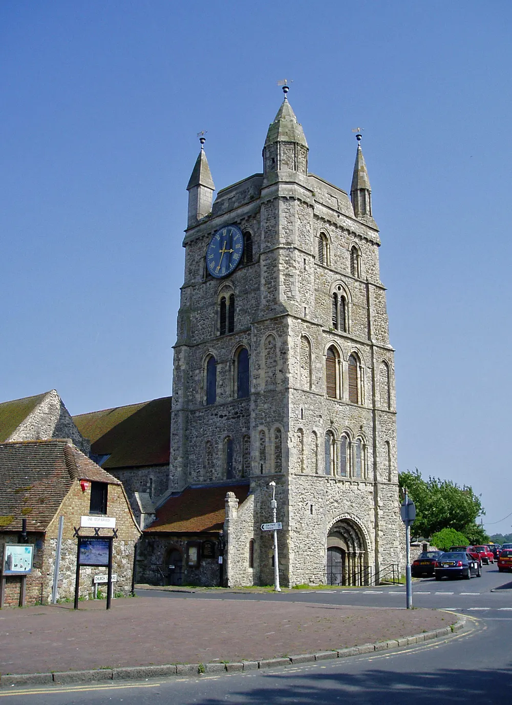 St Nicholas Church, New Romney, the local landmark of TN28