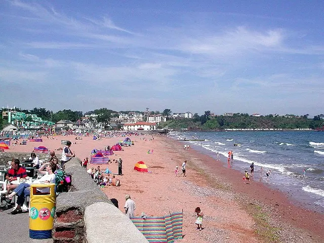 Goodrington Sands, the local landmark of TQ4