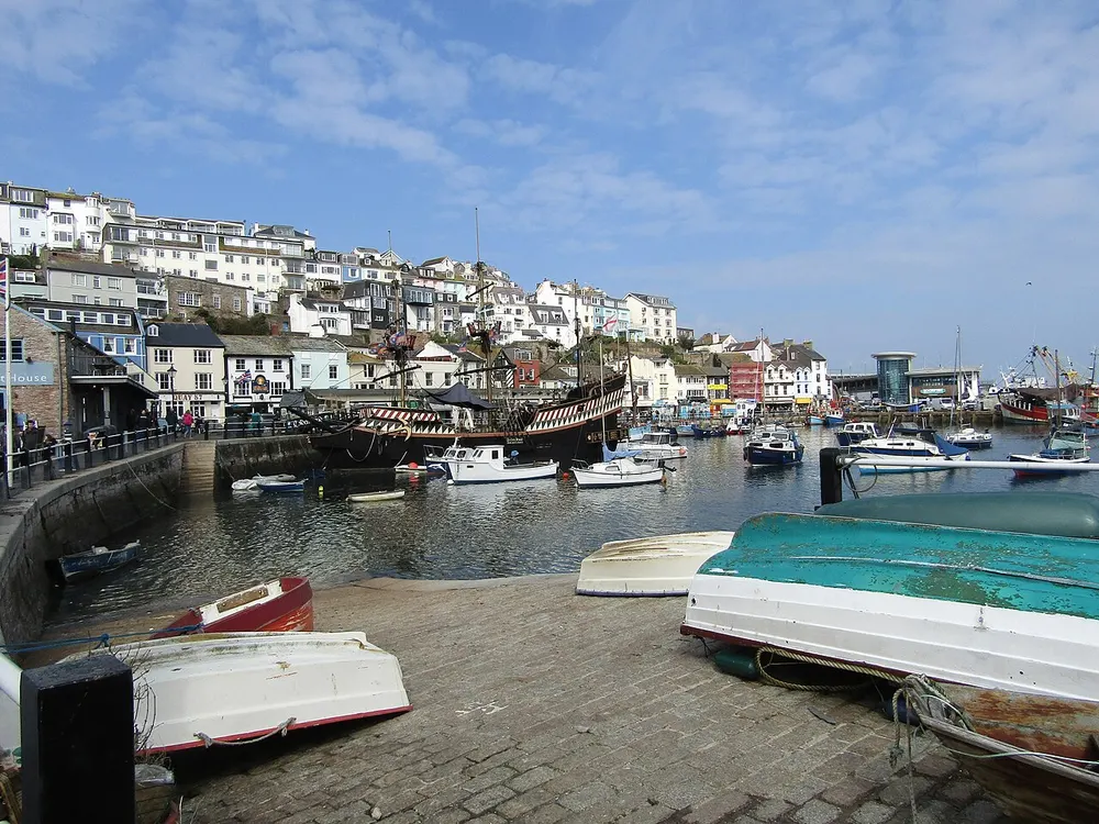 Brixham Harbour, the local landmark of TQ5