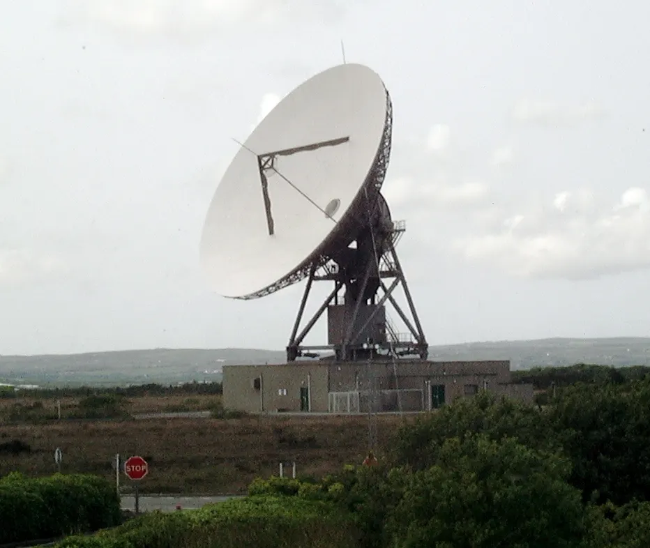 Goonhilly Satellite Earth Station, the local landmark of TR12