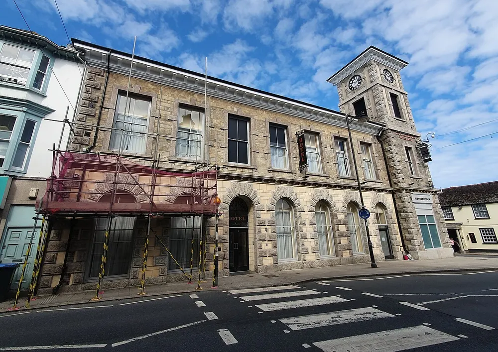 Market House, Camborne, the local landmark of TR14