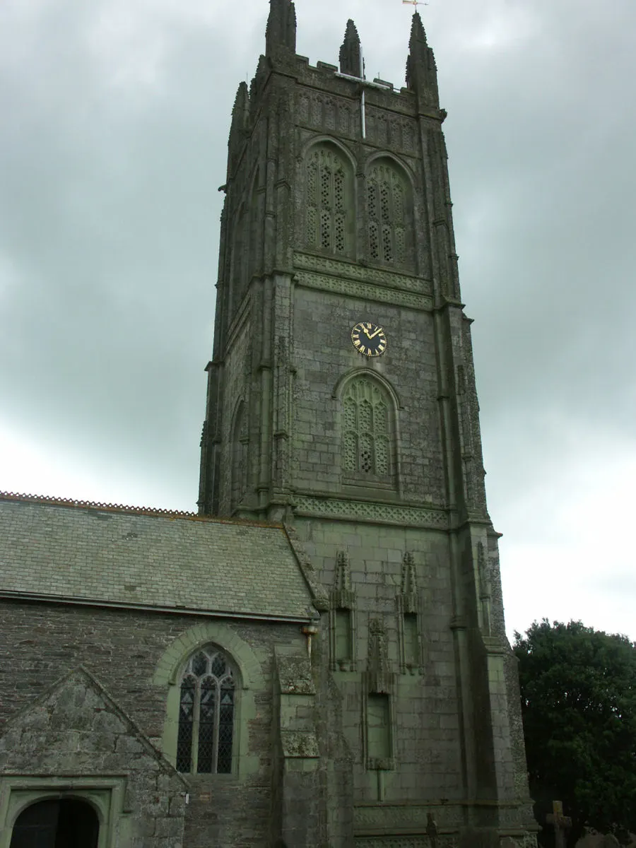 St Probus and St Grace's Church, Probus, the local landmark of TR2