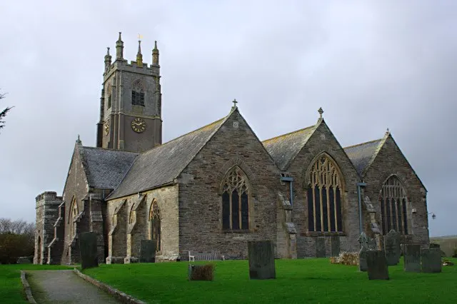St Columba's Church, St Columb Major, the local landmark of TR9