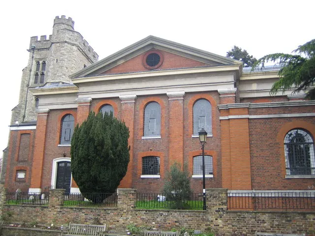 St Mary's Church, Twickenham, the local landmark of TW1