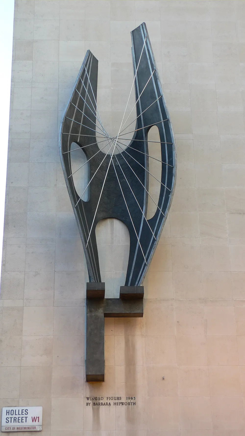 Winged Figure, the local landmark of W1C