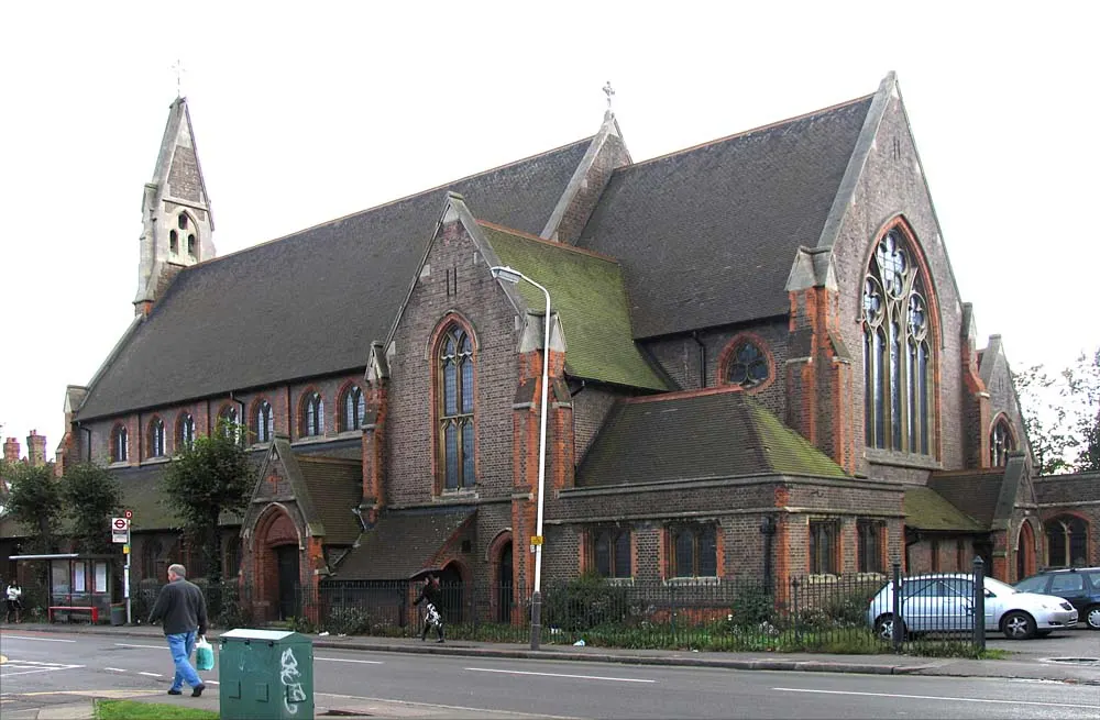 St Mellitus's Church, Hanwell, the local landmark of W7