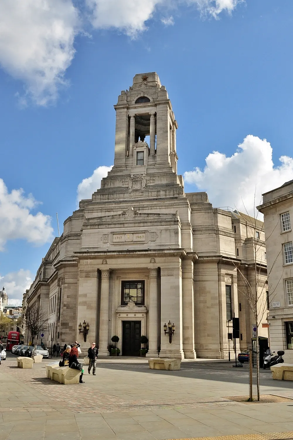 Freemasons' Hall, London, the local landmark of WC2B