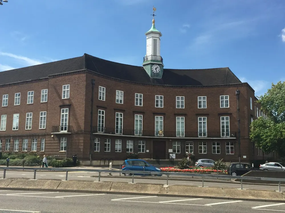 Watford Town Hall, the local landmark of WD17
