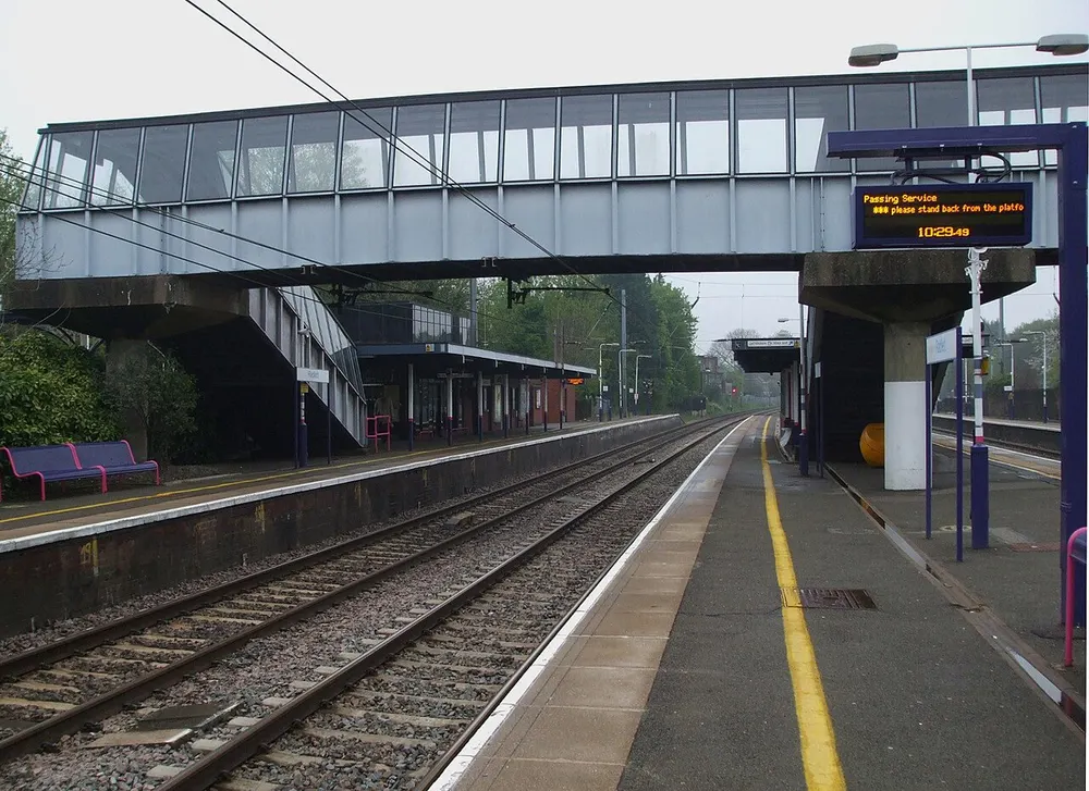 Radlett railway station, the local landmark of WD7