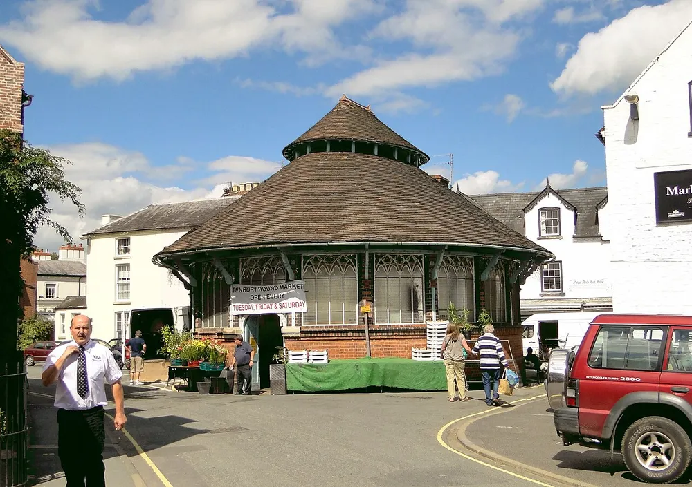 Round Market, Tenbury Wells, the local landmark of WR15