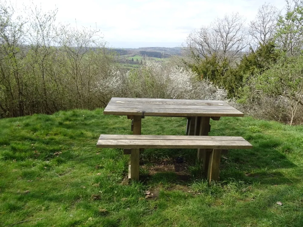 Ankerdine Hill, the local landmark of WR6