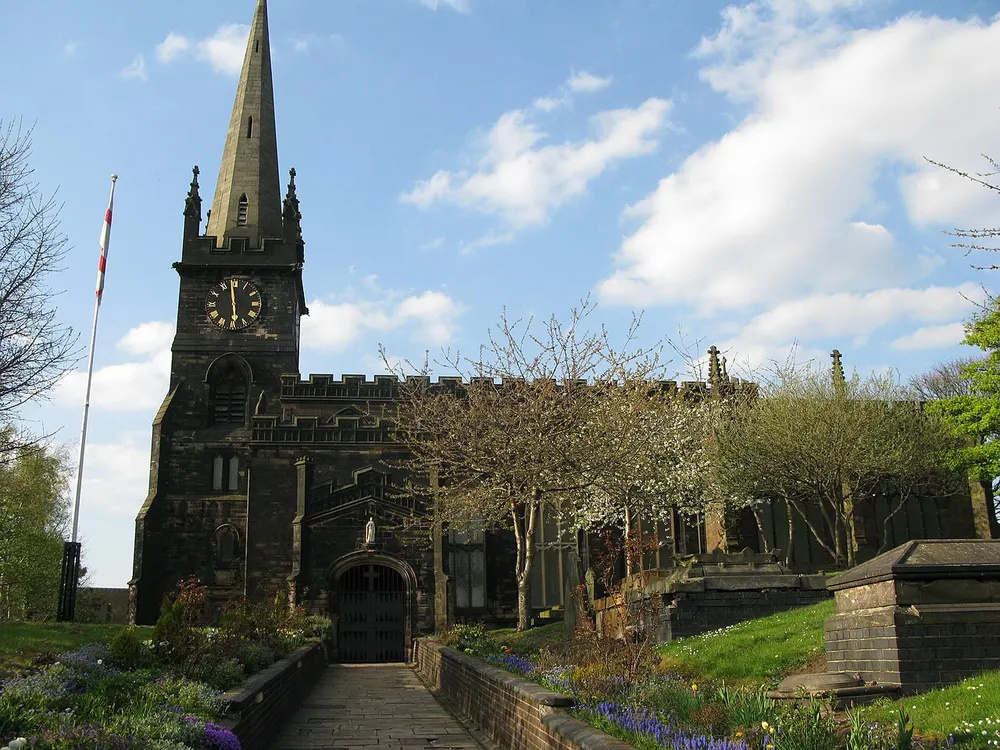 St Bartholomew's Church, Wednesbury, the local landmark of WS10
