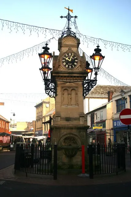 Memorial Clock, Willenhall, the local landmark of WV13