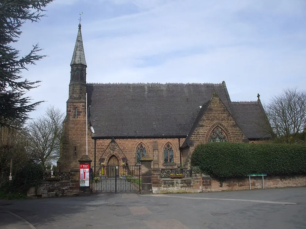 St Paul's Church, Coven, the local landmark of WV9