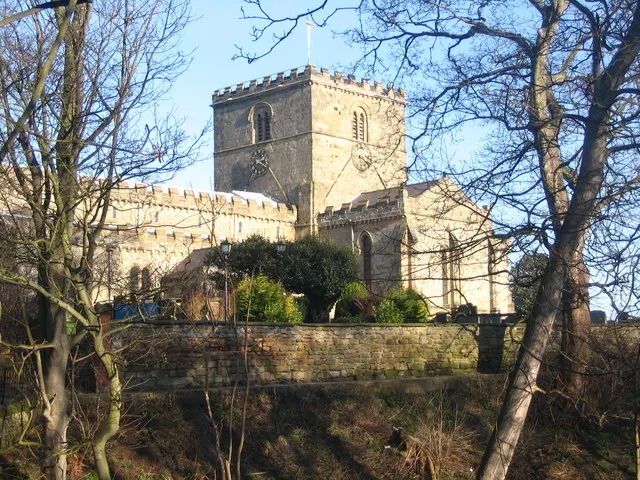 Church of St Oswald, Filey, the local landmark of YO14